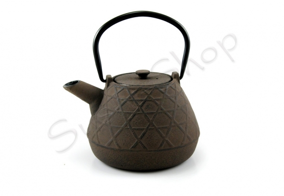 Dzbanek żeliwny, czajniczek do herbaty Hewi Brown 1.0
