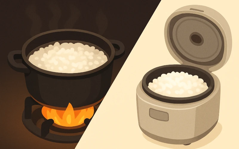 gotowanie ryżu do sushi