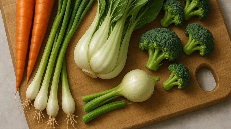 warzywa, dodatki do miso