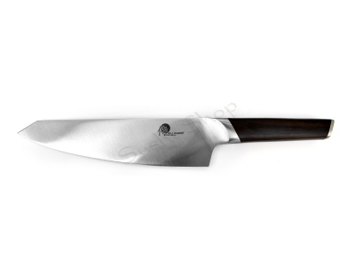 Dellinger Cube Ebony Wood nóż Kiritsuke 205