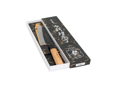 Nóż Yoshimi Kato Super Aogami Core Santoku 170