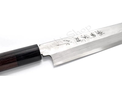 Nóż Hideo Kitaoka Shirogami Satin Yanagi 205