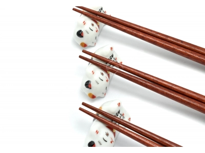 Zestaw do robienia sushi - Red Samurai MAX + pałeczki Kotki z podstawkami