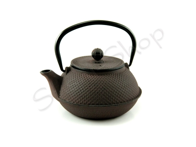 Dzbanek żeliwny, czajniczek do herbaty Arare Brown 0.8