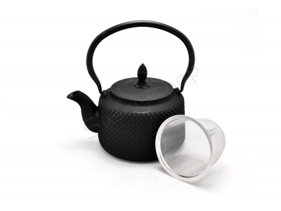 Dzbanek żeliwny do herbaty Arare Black 0.8l