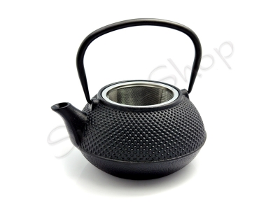 Dzbanek żeliwny, czajniczek do herbaty Arare Black 0.8L