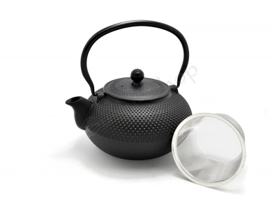 Dzbanek żeliwny do herbaty Arare Black 1.5l