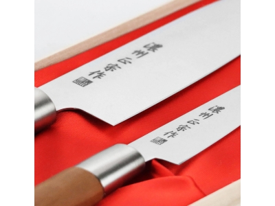Zestaw noży Satake Masamune - Santoku, uniwersalny