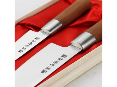 Zestaw noży Satake Masamune - Santoku, uniwersalny