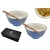 Komplet misek -  Udon Shima Blue 800ml BOX