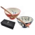Komplet misek - Tiger & Daruma 14x6.5cm 350ml BOX  dwie miski