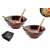 Komplet misek - Ramen Iro brązowa 22/1100 ml giftBox