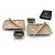 Komplet do sushi - Anemone Taupe BOX