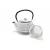 Dzbanek żeliwny do herbaty Arare White 800ml