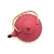 Czerwony żeliwny dzbanek do herbaty Kin-Te Aka 1200 ml ze złotym uchwytem - widok z góry