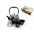 Komplet żeliwny do herbaty Kahei Black 1200 ml z czarkami