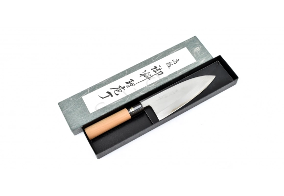 Tojiro Aogami Damast nóż Deba 180