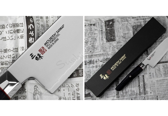 Nóż Mcusta Zanmai Revolution SPG2 Ko-Santoku 15 cm