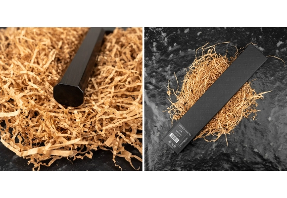 Nóż Tojiro Sakuya Black VG-10 Damascus Santoku 165 mm