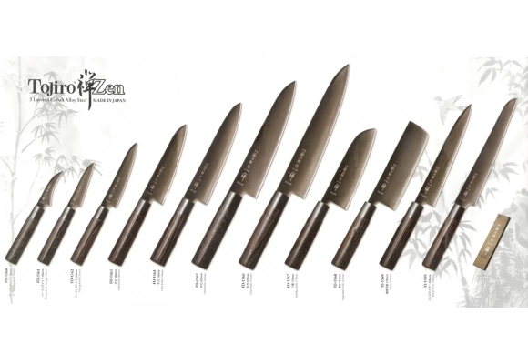 Tojiro Zen Black nóż Nakiri 165