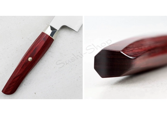 Nóż Mcusta Zanmai Red Revolution SPG2 Santoku 18 cm
