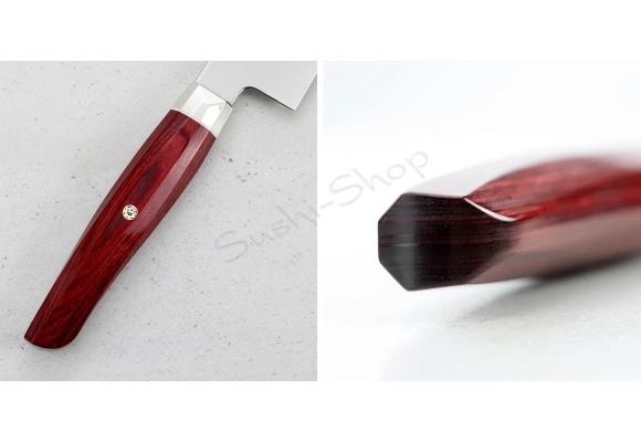 Nóż Mcusta Zanmai Red Revolution SPG2 Ko-Santoku 15 cm
