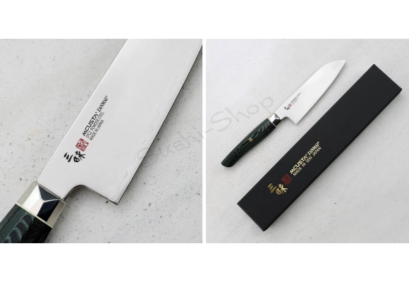 Nóż Mcusta Zanmai Green Revolution SPG2 Ko-Santoku 15 cm