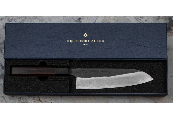 Nóż Tojiro Atelier EB Forged VG-10 Santoku 17 cm