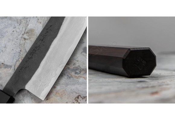 Nóż Tojiro Atelier EB Forged VG-10 Santoku 17 cm