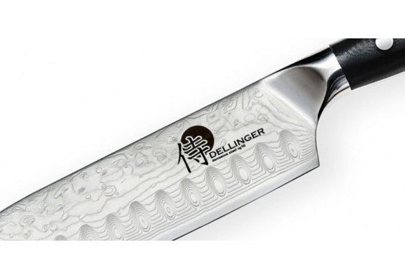 Dellinger Samurai nóż Santoku Granton 170