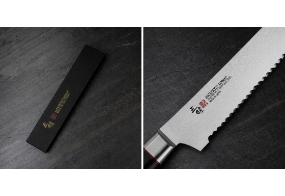 Nóż Mcusta Zanmai VG-10 Pro Zebra do pieczywa 23 cm