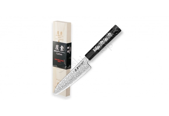Dellinger Carbon Fiber Octagon małe Santoku 140 mm