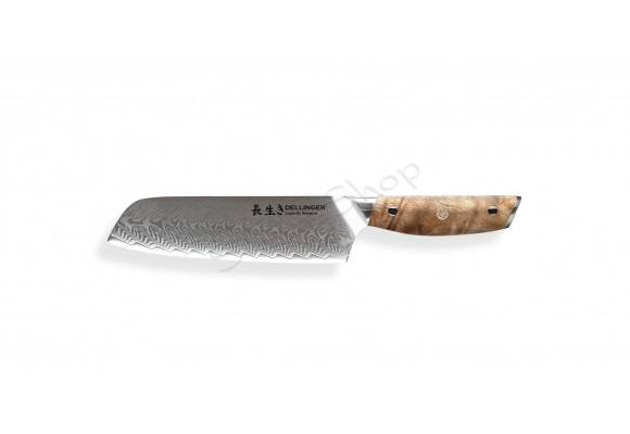 Dellinger Longevity Damascus Edition Santoku 180 mm