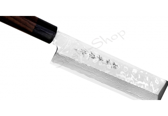 Nóż Hideo Kitaoka Shirogami Satin Usuba 165