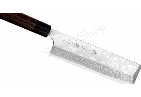 Nóż Hideo Kitaoka Shirogami Satin Usuba 180