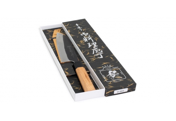 Nóż Yoshimi Kato Super Aogami Core Santoku 170