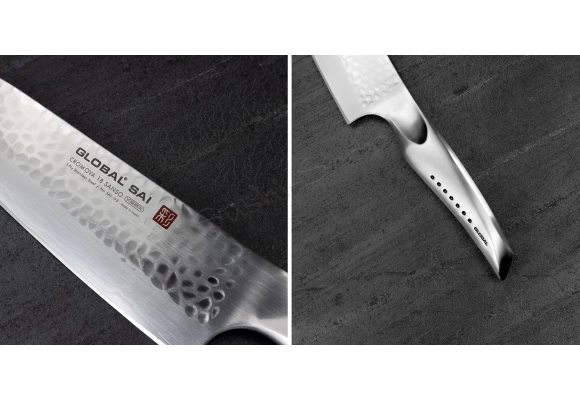 Nóż Global SAI Santoku 19 cm