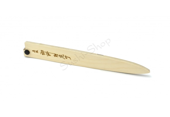 Pochwa drewniana "Saya" na nóż Sekiryu Yanagiba - Sashimii 300 mm