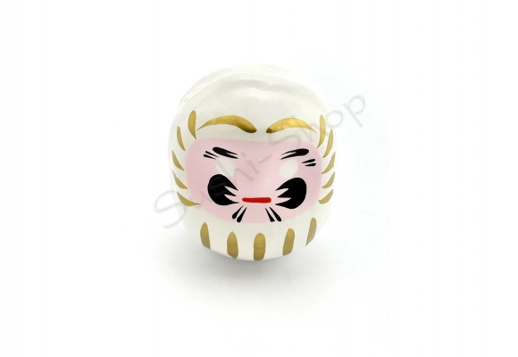 Lalka DARUMA 達磨 5 cm biała (talent i postęp)