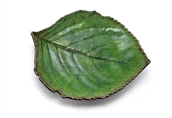 Talerz dekoracyjny Hydrangea leaf 21.8x19x3.3 cm