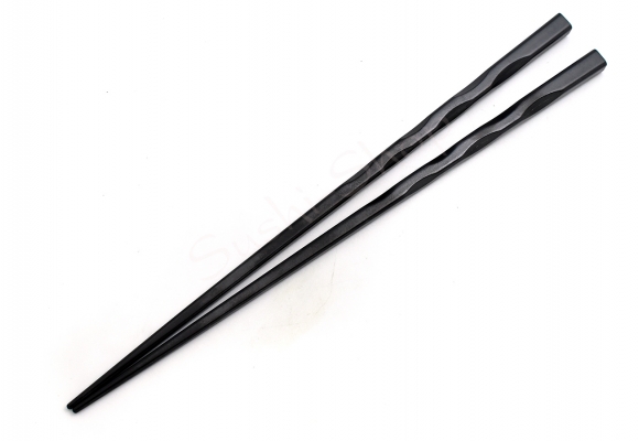 Pałeczki plastikowe czarne Hebi 22 cm