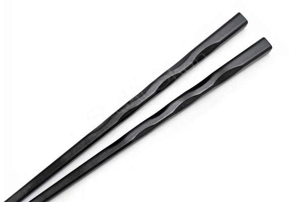 Pałeczki plastikowe czarne Hebi 22 cm