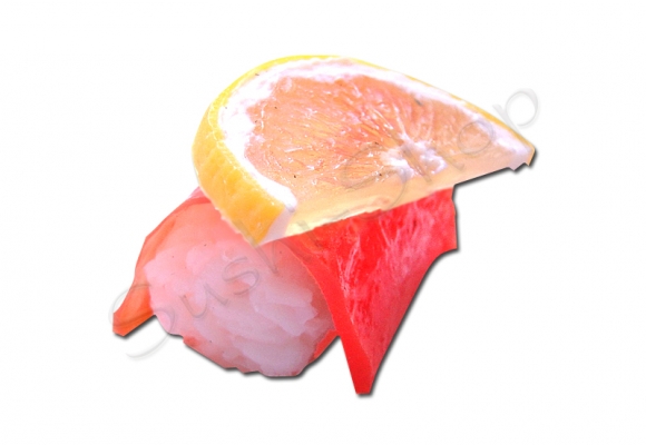 Replika - Nigiri sushi z łososiem i cytryną