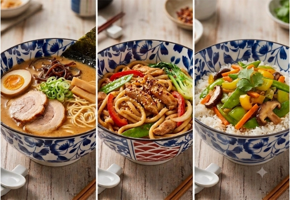 Miska na Udon - Botanica Jigu 17.5 cm 800ml