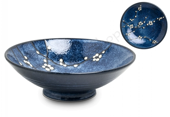 Miska na Ramen - Hana Blue 24.5 cm 1200ml