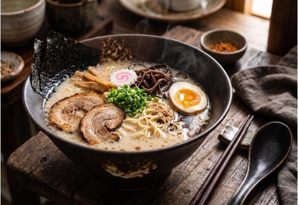Miska Ramen Kuro-kage 22x9 cm 1100ml propozycja podania