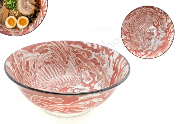 Miska Ramen Phoenix Pink 20.5x8cm 1000ml