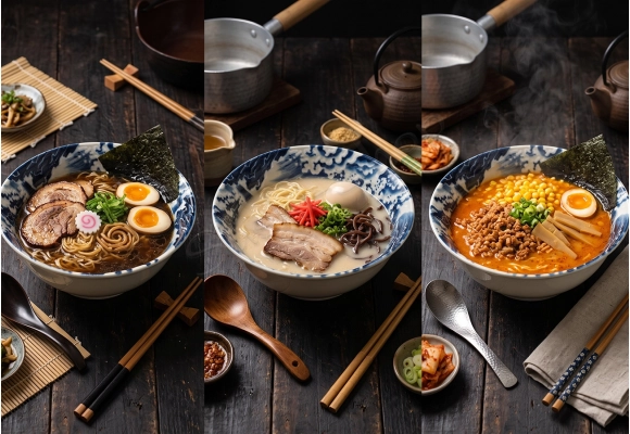 Miska Ramen Nami-Koi 21x8 cm 1100ml propozycja podania
