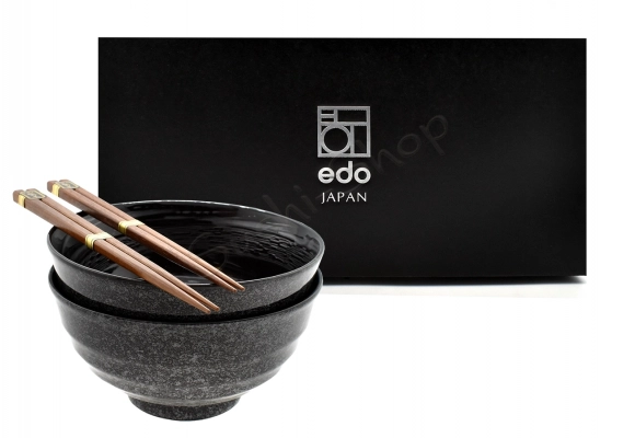 Komplet misek - Udon Rasen Kuroi 17/800 ml giftBOX
