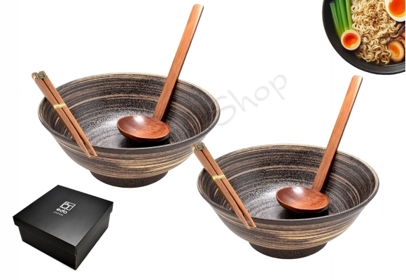 Komplet misek - Ramen Uzu Brown 22/1100ml giftBox